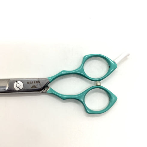 【ビアーズBEARDS】LOLO-7.5Nパワフルホワイトミントカーブ トリミングシザー メガネ 右利き トリマー ペット 7.5インチ 中古 sc1994