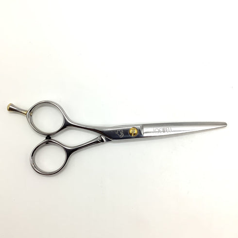 【ジョーウェルJOEWELL】LH-55 シザー メガネ 理容 美容ハサミ 美容師 理容師 左利き 5.5インチ 中古 sc1999
