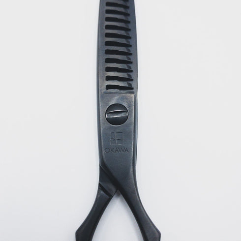 【オオカワプロシザーズ オオカワプロシザーOKAWA PRO SCISSORS】HC193 メガネシザー セニング 美容ハサミ すきばさみ 約28~33% 右利き 5.8インチ 中古 sc2