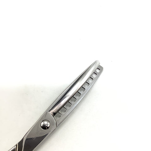 【オオカワプロシザーズ オオカワプロシザーOKAWA PRO SCISSORS】HC1010 メガネ シザー セニング 美容ハサミ すきばさみ 美容師 理容師 約45~50% 右利き 5.8インチ 中古 sc2005