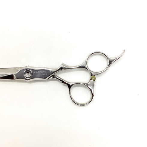 【ハヤシシザーズ ハヤシシザーHAYASHI SCISSORS】HYS-SWELL SLIM CUT-AT-6 シザー オフセット 理容 美容ハサミ 美容師 理容師 右利き 6インチ 中古 sc2006