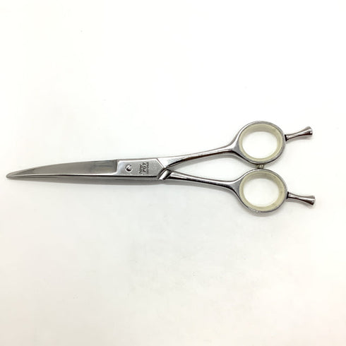 【菊王冠KIKU-OHKAN】NEW PGY 60/Rカーブ トリミングシザー メガネ 右利き トリマー ペット 6インチ 中古 sc2013