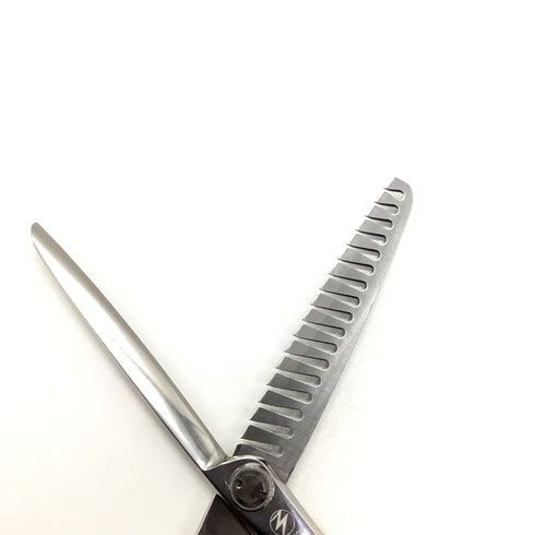 【モルクシザーMork】Long Clip-17G SP オフセット シザー セニング 美容ハサミ すきばさみ 美容師 理容師 約80% 右利き 6.5インチ 中古 sc2018