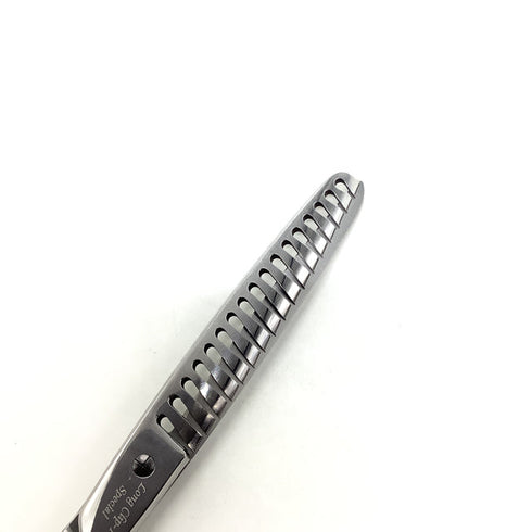 【モルクシザーMork】Long Clip-17G SP オフセット シザー セニング 美容ハサミ すきばさみ 美容師 理容師 約80% 右利き 6.5インチ 中古 sc2018