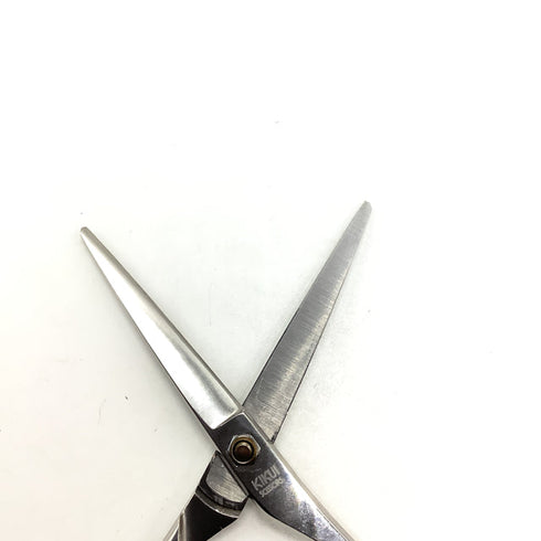 【キクイシザーズ キクイシザーKIKUI】 シザー メガネ 理容 美容ハサミ 美容師 理容師 右利き 5インチ 中古 sc2029