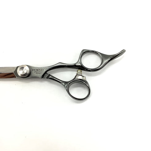 【トギノンTOGINON】FUMA FFスライド グレー ドライカット シザー オフセット 理容 美容ハサミ 美容師 理容師 右利き 5.8インチ 中古 sc2030