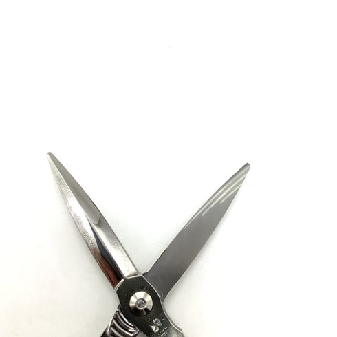 【トギノンTOGINON】FUMA FFスライド グレー ドライカット シザー オフセット 理容 美容ハサミ 美容師 理容師 右利き 5.8インチ 中古 sc2030