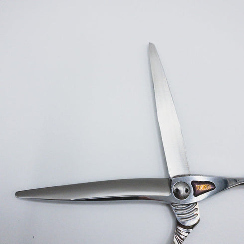 新品同様【トギノンTOGINON】fumaリオ6.0 ブラント スライド シザー 美容ハサミ 美容師 右利き 6インチ 中古 sc204