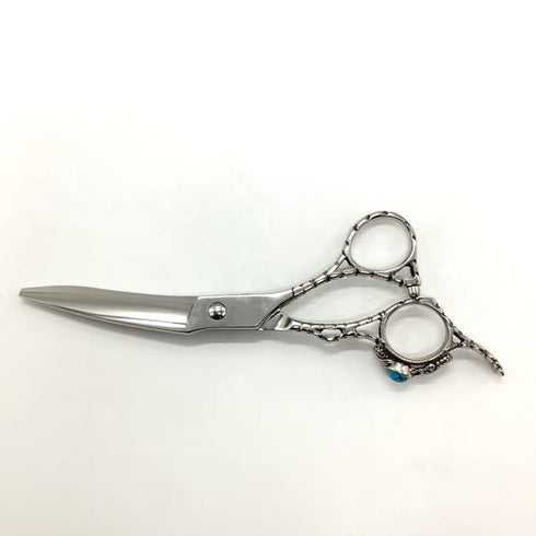 【メーカー不明】 シザー オフセット 理容 美容ハサミ 美容師 理容師 右利き 6インチ 中古 sc2044