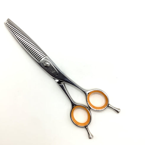 【若菜Wakana】メガネハンドル30目 トリミングシザー 右利き セニング トリマー ペット 6インチ 中古 sc2055
