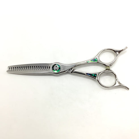 【トギノンTOGINON】PREMIUM TWIN5.8プレミアムクイーン ツイン メガネ シザー セニング 美容ハサミ すきばさみ 美容師 理容師 約40% 右利き 5.8インチ 中古 sc2057