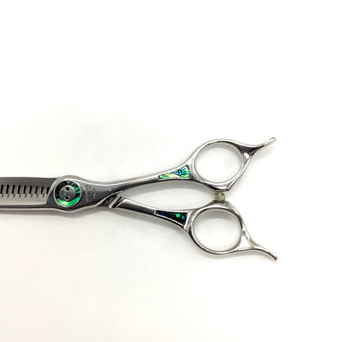 【トギノンTOGINON】PREMIUM TWIN5.8プレミアムクイーン ツイン メガネ シザー セニング 美容ハサミ すきばさみ 美容師 理容師 約40% 右利き 5.8インチ 中古 sc2057