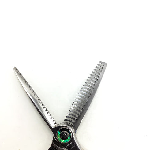 【トギノンTOGINON】PREMIUM TWIN5.8プレミアムクイーン ツイン メガネ シザー セニング 美容ハサミ すきばさみ 美容師 理容師 約40% 右利き 5.8インチ 中古 sc2057