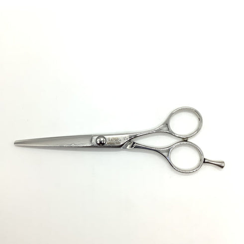 新品未使用【ルクスシザーLUXE】Infinity 58Gダマスカス シザー メガネ 理容 美容ハサミ 美容師 理容師 右利き 5.8インチ 中古 sc2068