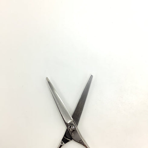 新品未使用【ルクスシザーLUXE】Infinity 50Gダマスカス シザー メガネ 理容 美容ハサミ 美容師 理容師 右利き 5.25インチ 中古 sc2069