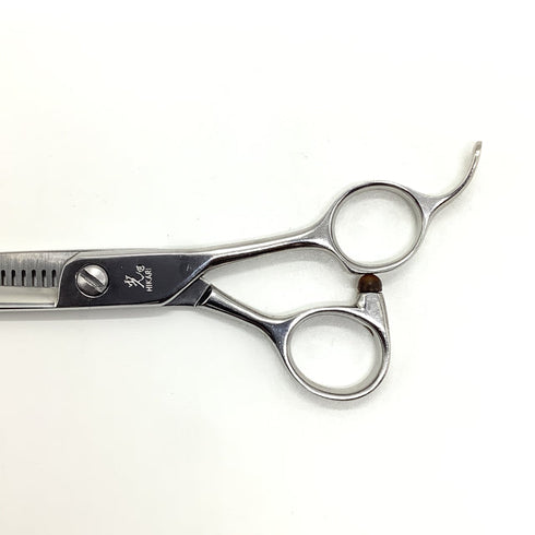 【ヒカリシザーズHIKARI光シザーHIKARI SCISSORS】C&T 726 オフセット シザー セニング 美容ハサミ すきばさみ 美容師 理容師 約60~70% 右利き 5.7インチ 中古 sc2071