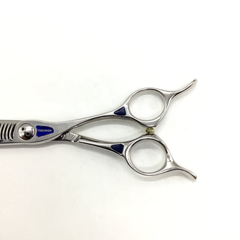 【トギノンTOGINON】クイーンサクセス サクセススター 6.0 新型 メガネ シザー セニング 美容ハサミ すきばさみ 美容師 理容師 約20% 右利き 6インチ 中古 sc2074