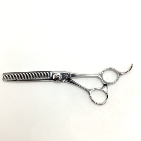 【ナルトシザーズ ナルトシザーNARUTO SCISSORS】二梳きヘネシーラムールS31 オフセット シザー セニング 美容ハサミ すきばさみ 美容師 理容師 約20~25% 右利き 5.8インチ 中古 sc2075