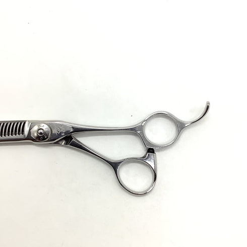 【ナルトシザーズ ナルトシザーNARUTO SCISSORS】二梳きヘネシーラムールS31 オフセット シザー セニング 美容ハサミ すきばさみ 美容師 理容師 約20~25% 右利き 5.8インチ 中古 sc2075