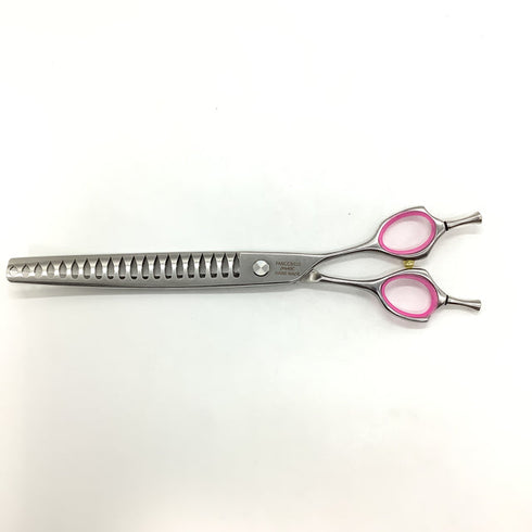 【シルバーラインSilverLine】PANGC8020パンパン手品カーブ トリミングシザー メガネ 右利き トリマー ペット 8インチ 中古 sc2076
