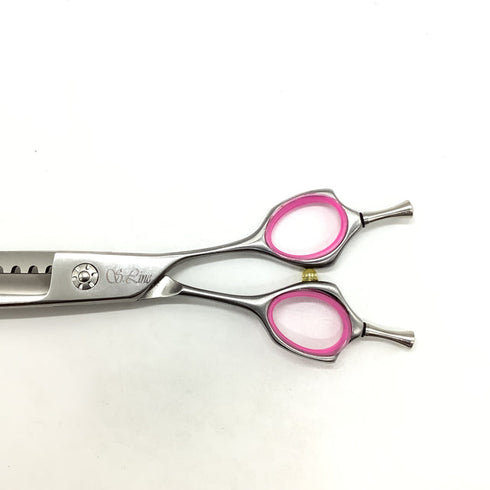 【シルバーラインSilverLine】PANGC8020パンパン手品カーブ トリミングシザー メガネ 右利き トリマー ペット 8インチ 中古 sc2076