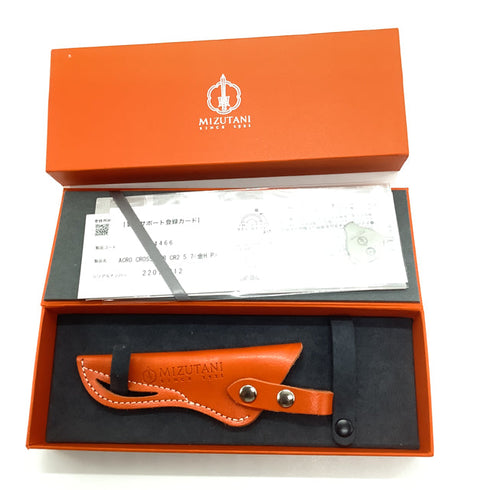 美品【ミズタニシザーズ ミズタニシザーMIZUTANI SCISSORS】ACRO CROSSOVER CR-2 シザー オフセット 理容 美容ハサミ 美容師 理容師 右利き 5.7インチ 中古 sc2077