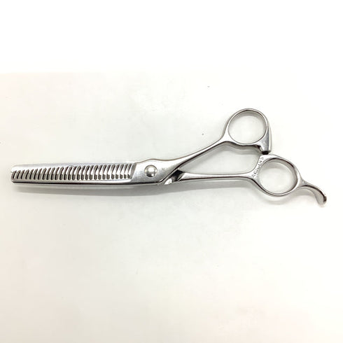 【ナルトシザーズ ナルトシザーNARUTO SCISSORS】RKバリエーション ジャングルB28 オフセット シザー セニング 美容ハサミ すきばさみ 美容師 理容師 約30~35% 右利き 5.8インチ 中古 sc2078