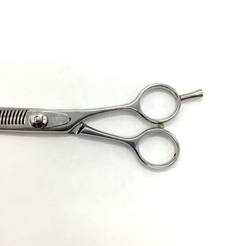 【NSP】 メガネ 30目シザー セニング 美容ハサミ すきばさみ 美容師 理容師 約30~40% 右利き 6インチ 中古 sc2089