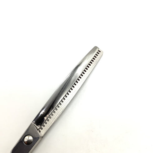 【KeepSmile】カーブ ブレンディング トリミングシザー メガネ 右利き トリマー ペット 7インチ 中古 sc2091