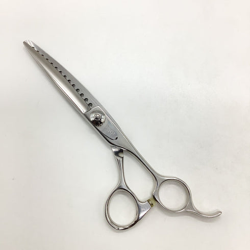 【NSP】14目 逆刃 オフセット シザー セニング 美容ハサミ すきばさみ 美容師 理容師 約50~60% 右利き 6インチ 中古 sc2092