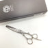 【シザーズジャパンSCISSORS JAPAN】A-ARA50%12F01 LSBS加工 オフセット シザー セニング 美容ハサミ すきばさみ 美容師 理容師 約50% 右利き 6インチ 中古 sc2097