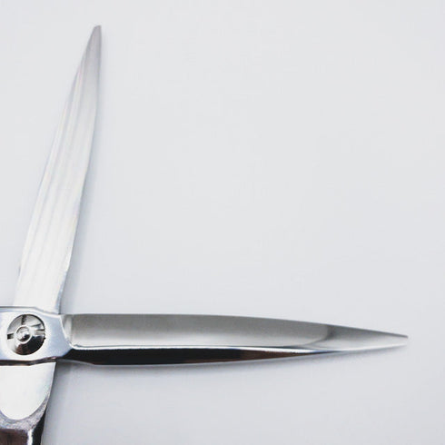 美品【murirミュリール】 leftyシザー オフセット 理容 美容ハサミ 美容師 理容師 左利き 6.5インチ 中古 sc210