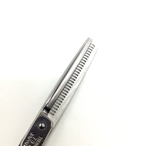 【ヒカリシザーズHIKARI光シザーHIKARI SCISSORS】トレンディー3 731 オフセット シザー セニング 美容ハサミ すきばさみ 美容師 理容師 約8% 右利き 6インチ 中古 sc2104
