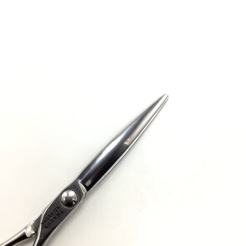 【トラックスシザーズ トラックスシザーTRACKS SCISSORS】DIA55 シザー メガネ 理容 美容ハサミ 美容師 理容師 右利き 5.5インチ 中古 sc2107