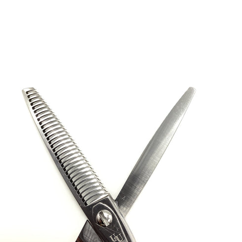 【内海ウツミUTSUMI】RD30 トリミングシザー 右利き セニング トリマー ペット 6インチ 中古 sc2124