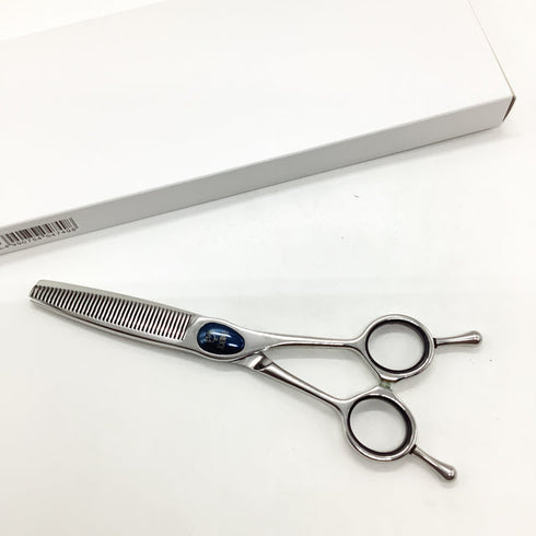 美品【ジョーウェルJOEWELL】SUPREME SNT-40 ボリュームコントロール メガネ シザー セニング 美容ハサミ すきばさみ 美容師 理容師 約5% 右利き 5.9インチ 中古 sc2140