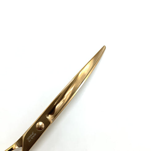 【SVANS.スバンス】ギザ刃カーブ トリミングシザー メガネ 右利き トリマー ペット 6.5インチ 中古 sc2155