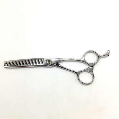 【マック シザーBMAC】FT-2327B/S オフセット シザー セニング 美容ハサミ すきばさみ 美容師 理容師 約20~25% 右利き 6インチ 中古 sc2159