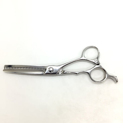 【マック シザーBMAC】FT-2327B/S オフセット シザー セニング 美容ハサミ すきばさみ 美容師 理容師 約20~25% 右利き 6インチ 中古 sc2159