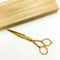 【オオカワプロシザーズ オオカワプロシザーOKAWA PRO SCISSORS】JAGⅡ SGJ60-A ゴールドコーティング シザー メガネ 理容 美容ハサミ 美容師 理容師 右利き 6インチ 中古 sc2162