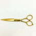 【オオカワプロシザーズ オオカワプロシザーOKAWA PRO SCISSORS】JAGⅡ SGJ60-A ゴールドコーティング シザー メガネ 理容 美容ハサミ 美容師 理容師 右利き 6インチ 中古 sc2162