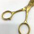 【オオカワプロシザーズ オオカワプロシザーOKAWA PRO SCISSORS】JAGⅡ SGJ60-A ゴールドコーティング シザー メガネ 理容 美容ハサミ 美容師 理容師 右利き 6インチ 中古 sc2162