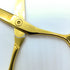 【オオカワプロシザーズ オオカワプロシザーOKAWA PRO SCISSORS】JAGⅡ SGJ60-A ゴールドコーティング シザー メガネ 理容 美容ハサミ 美容師 理容師 右利き 6インチ 中古 sc2162