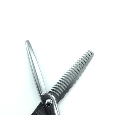 美品【BMC】シンシア流麗 REI-20FD オフセット シザー セニング 美容ハサミ すきばさみ 美容師 理容師 約15~20% 右利き 6インチ 中古 sc2173