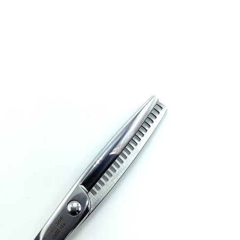 美品【BMC】シンシア流麗 REI-20FD オフセット シザー セニング 美容ハサミ すきばさみ 美容師 理容師 約15~20% 右利き 6インチ 中古 sc2173