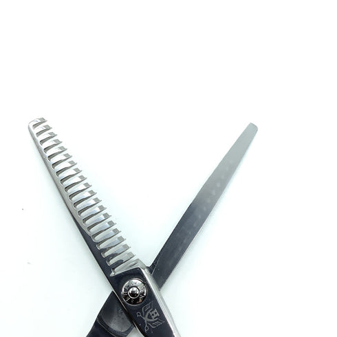 【ヘブンスシザーズ ヘヴンスシザーHEAVENS】GRADATE Gグラデート メガネ シザー セニング 美容ハサミ すきばさみ 美容師 理容師 約25% 右利き 6インチ 中古 sc2180