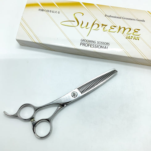 新品同様【SUPREMEサプリーム】DKL-633 トリミングシザー オフセット 左利き トリマー ペット 6インチ 中古 sc2183