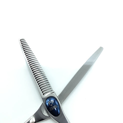 美品【ジョーウェルJOEWELL】スプリームS2T-30 メガネ シザー セニング 美容ハサミ すきばさみ 美容師 理容師 約20% 右利き 5.9インチ 中古 sc2184