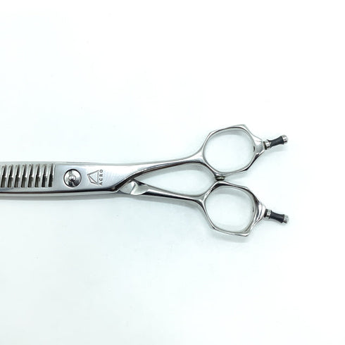 【ミズタニシザーズ ミズタニシザーMIZUTANI SCISSORS】YURAGI ZEROユラギ ゼロ メガネ シザー セニング 美容ハサミ すきばさみ 美容師 理容師 約10% 右利き 6インチ 中古 sc2190