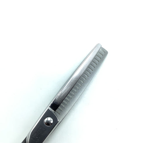 【ミズタニシザーズ ミズタニシザーMIZUTANI SCISSORS】YURAGI ZEROユラギ ゼロ メガネ シザー セニング 美容ハサミ すきばさみ 美容師 理容師 約10% 右利き 6インチ 中古 sc2190